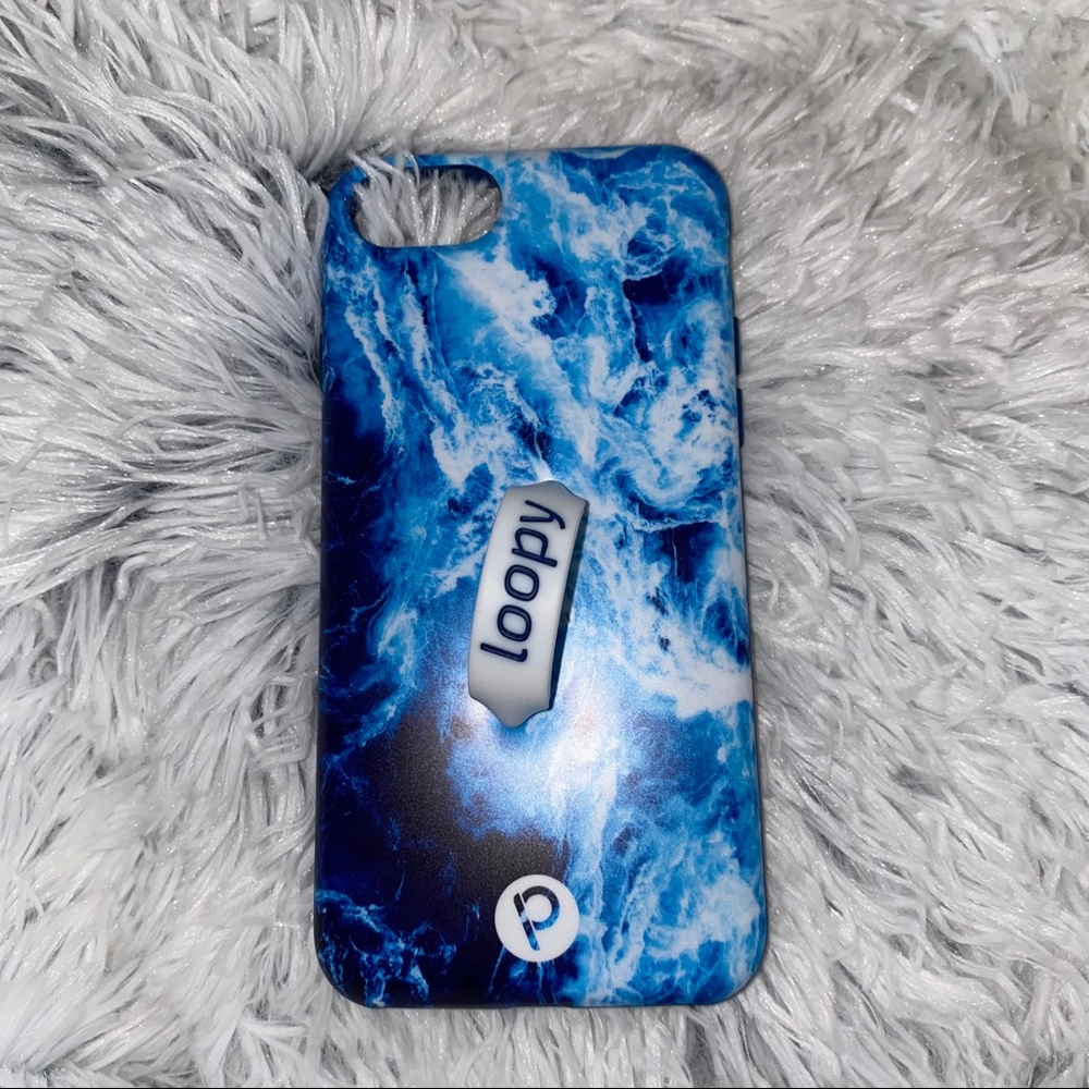 LEFT Hand Loopy Case iPhone 6/7/8/SE in Ocean